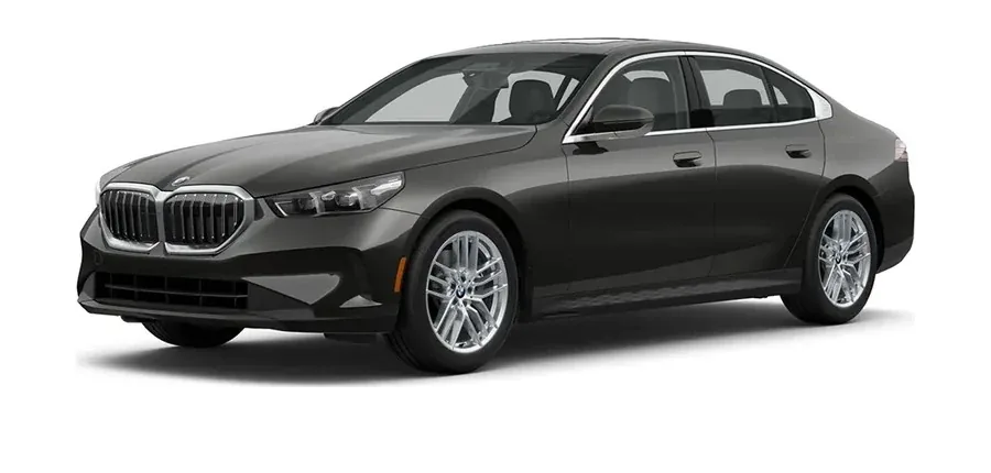 Polished black executive sedan, the default car for a scheduled Los Angeles pickup